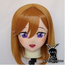 (RB320)Customize Full Head Quality Handmade Female/Girl Resin Japanese Anime Cartoon Character Kig Cosplay Kigurumi Mask